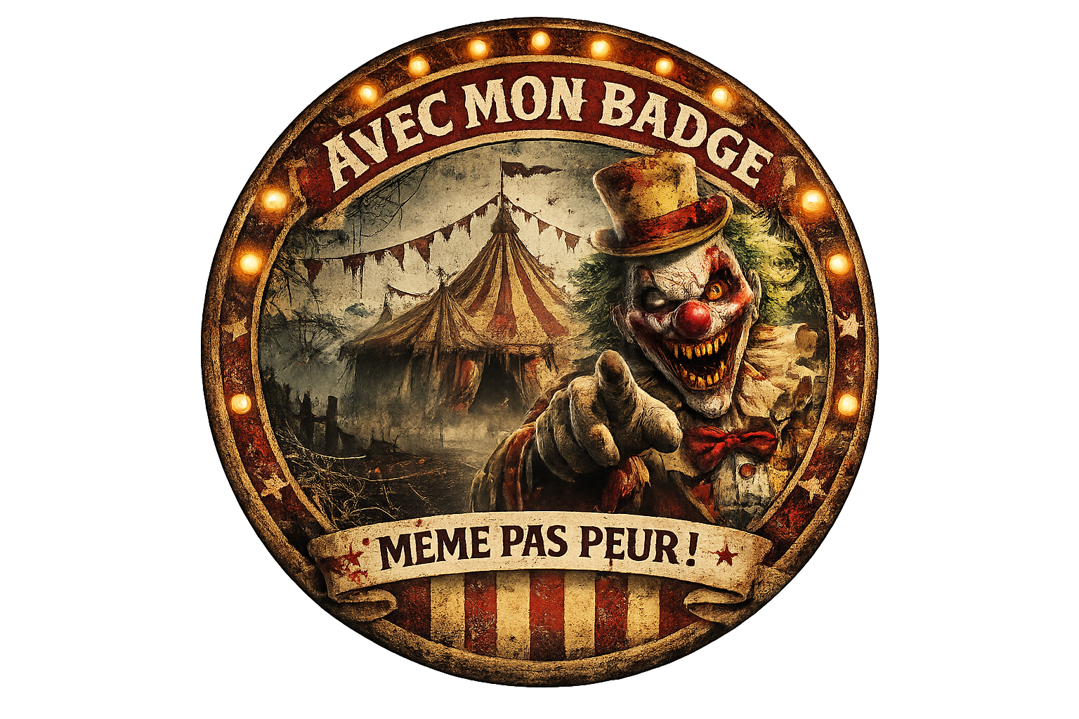 Badge anti monstre